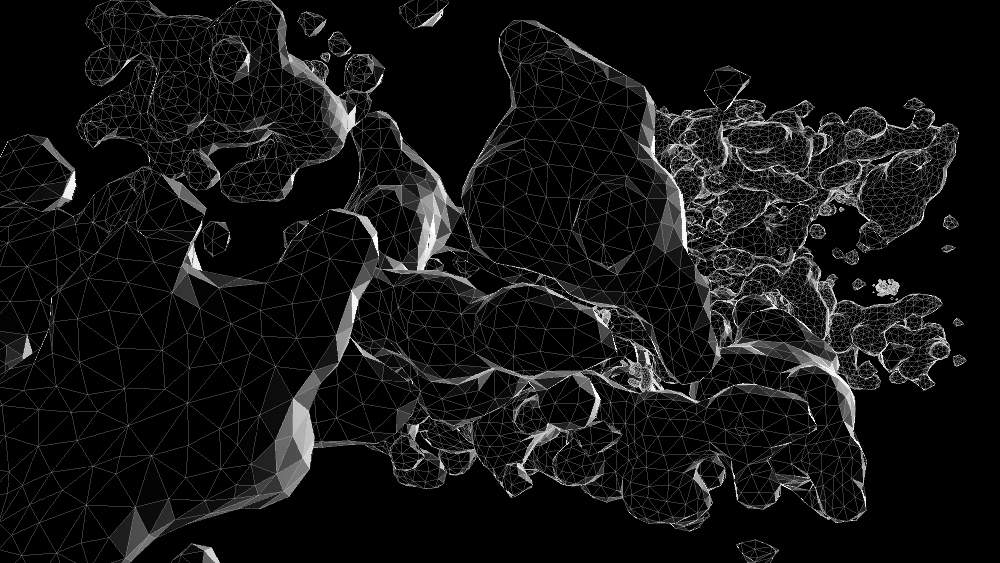 meta meta — 有机多边形云