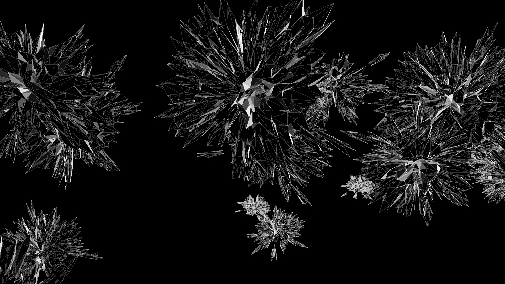 meta meta — 多簇结晶悬浮